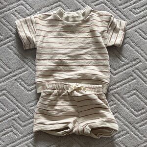 Little planet Striped Short Set